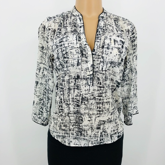4 for $25 SALE!!!! Sheer Button Down Blouse - Picture 2 of 7